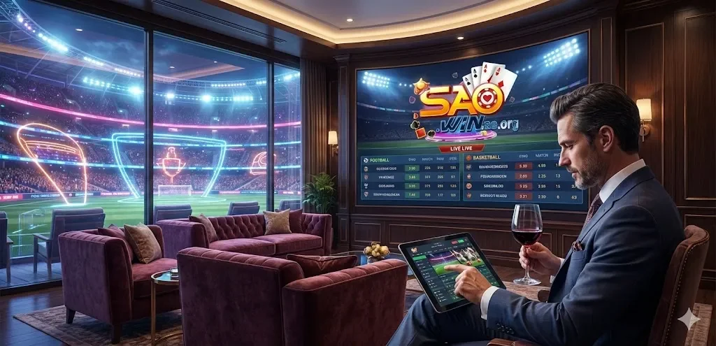 Khẳng định đẳng cấp khác biệt với sảnh cược thể thao Saowin chuẩn quốc tế